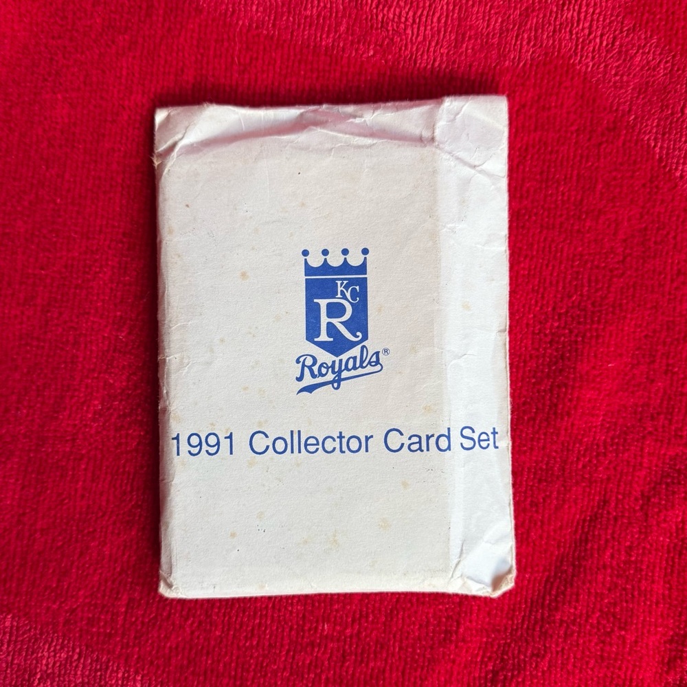 Kansas City Royals Baseball Cards 1991 Collector Card - MLB Trading Cards Bo Bre